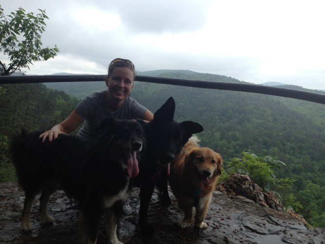 At the top of Goat Rock