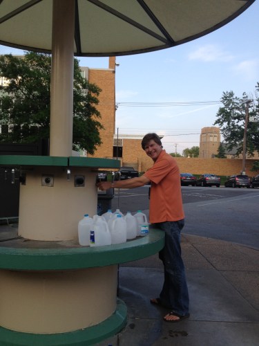 Deas getting his free water