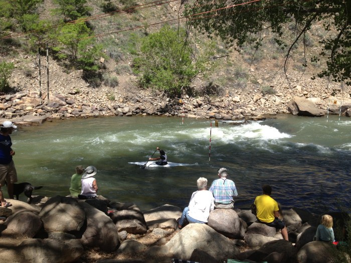 Kayaking competition