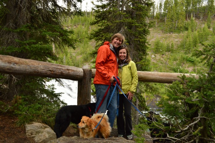 A rare photo of both of us